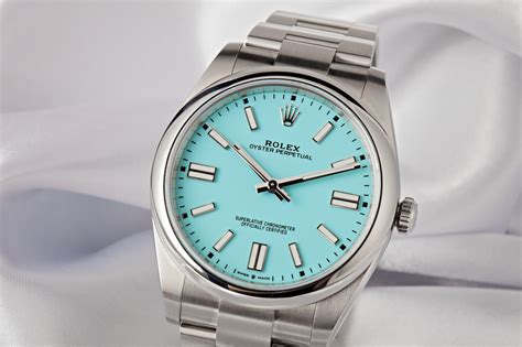 vintage rolex blue dial|rolex with tiffany blue dial.